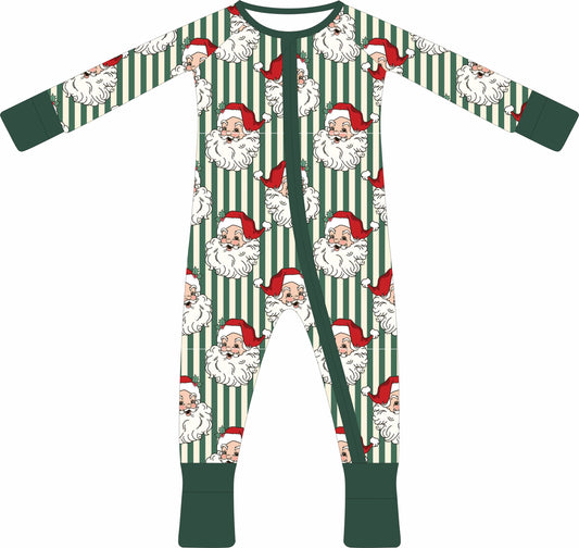 Classic Claus | Bamboo Baby & Toddler Pajamas | Zippy & Long-Sleeve Two Piece